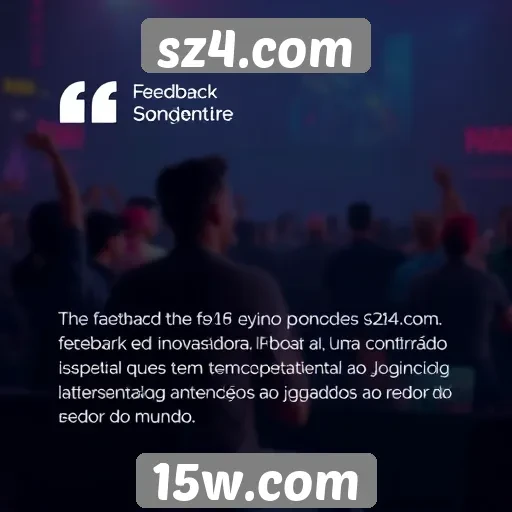Feedback dos usuários sobre sz4.com
